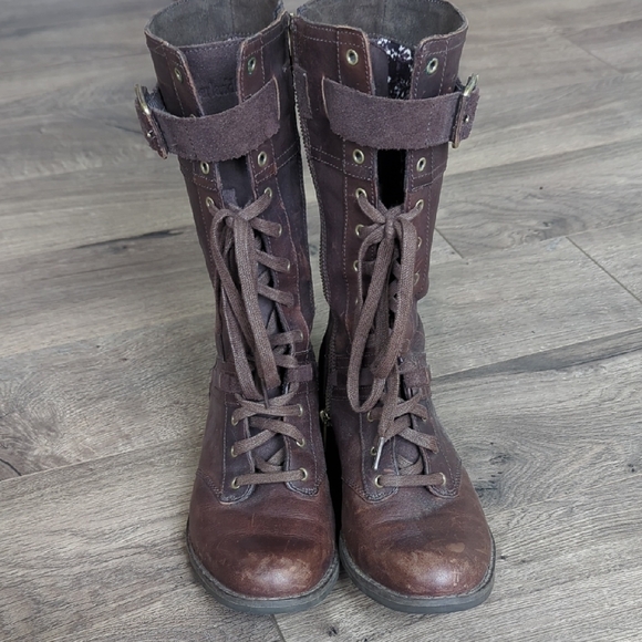 Timberland Dark Brown Lace-Up Boots - Picture 7 of 11